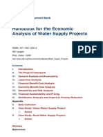Asian Development Bank_handbook for the Economic Analysis of Water Supply