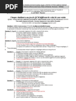 Jeu 3 UPEC S4 Examen Semestriel Cardio-Neuro-Digestif Aout 2011