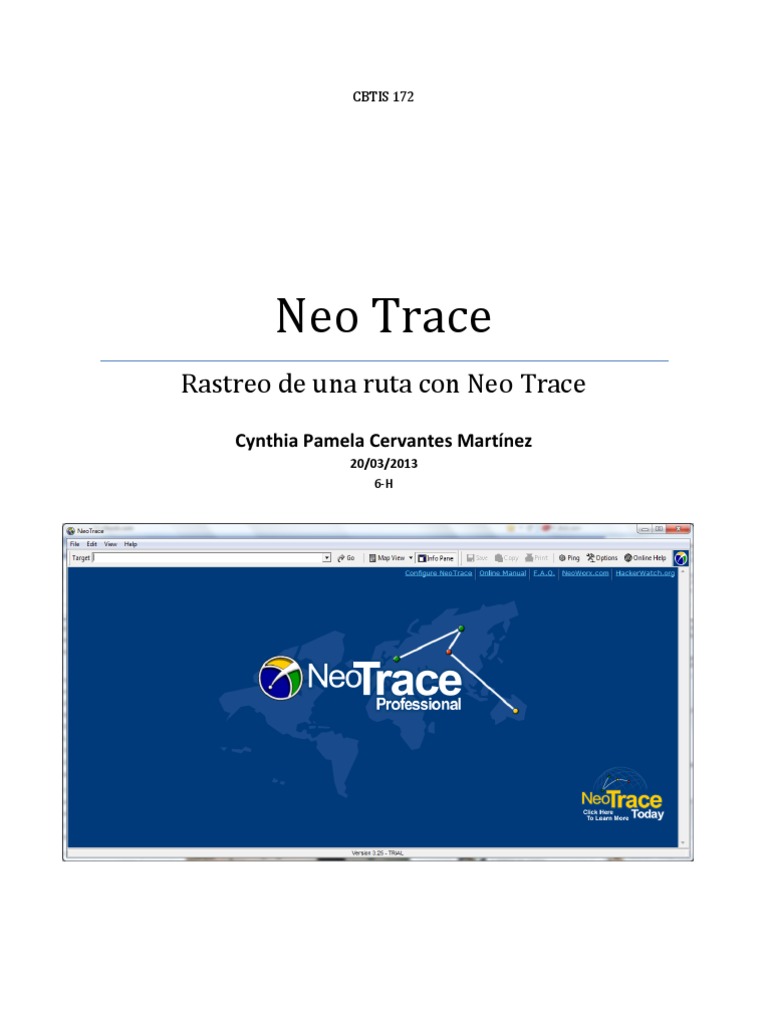 Rastreo de Una Ruta Neo Trace | PDF | Informática | Software