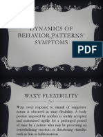 DYNAMICS OF BEHAVIOR PATTERNS’ SYMPTOMS