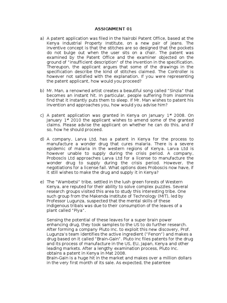 Assignment of patent picture