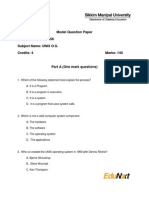 BC0056 Model Question Paper UNIX O.S