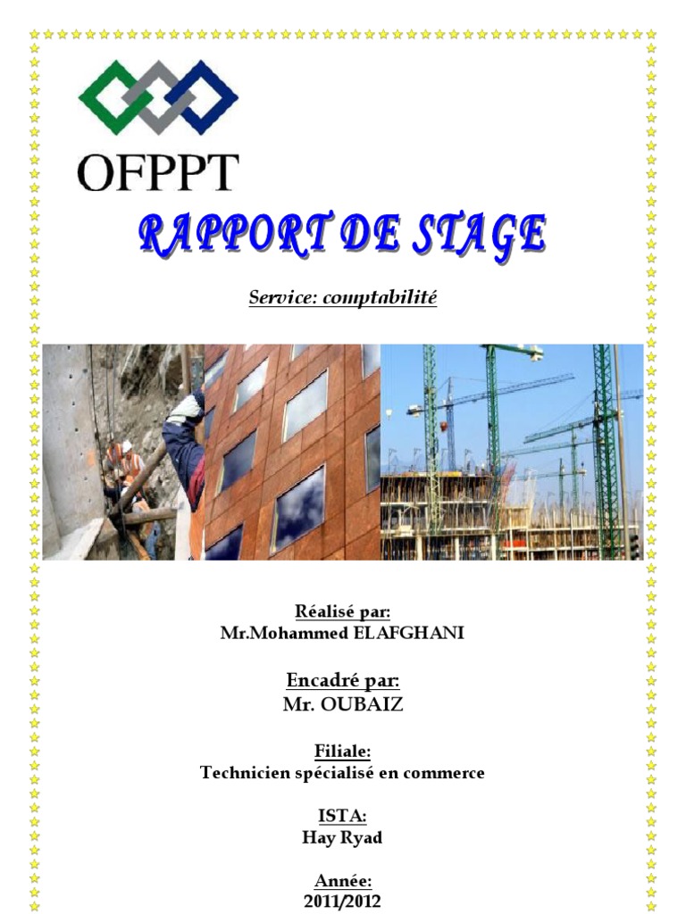 rapport de stage service comptabilite