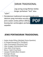 Slide Pentaksiran Tradisional