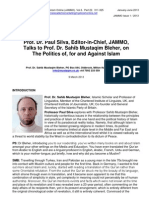 Interview Prof Silva Prof Bleher on the Politics of, For and Against Islam