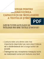 Strategii Pentru Imbunatatirea Intelegerii - Alex