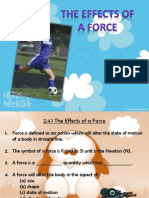 Effects of Force