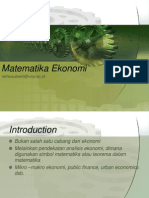 Matematika Ekonomi Upload PDF