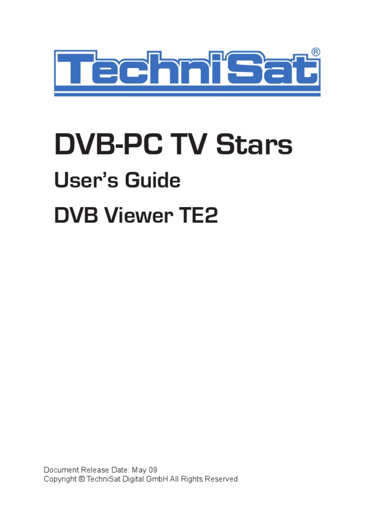 DVBViewer TE2 Manual | PDF | Streaming Media | Ip Address