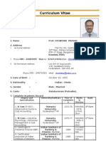 Chowdari Prasad CV
