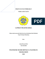 Laporan Kerja Praktek Perawatan Dan Perbaikan Pada Gate Valve (Ahmad Hasanul Fikri - 0610 3020 0099)