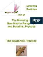 Nam Myoho Renge Kyo and Buddhist Practice