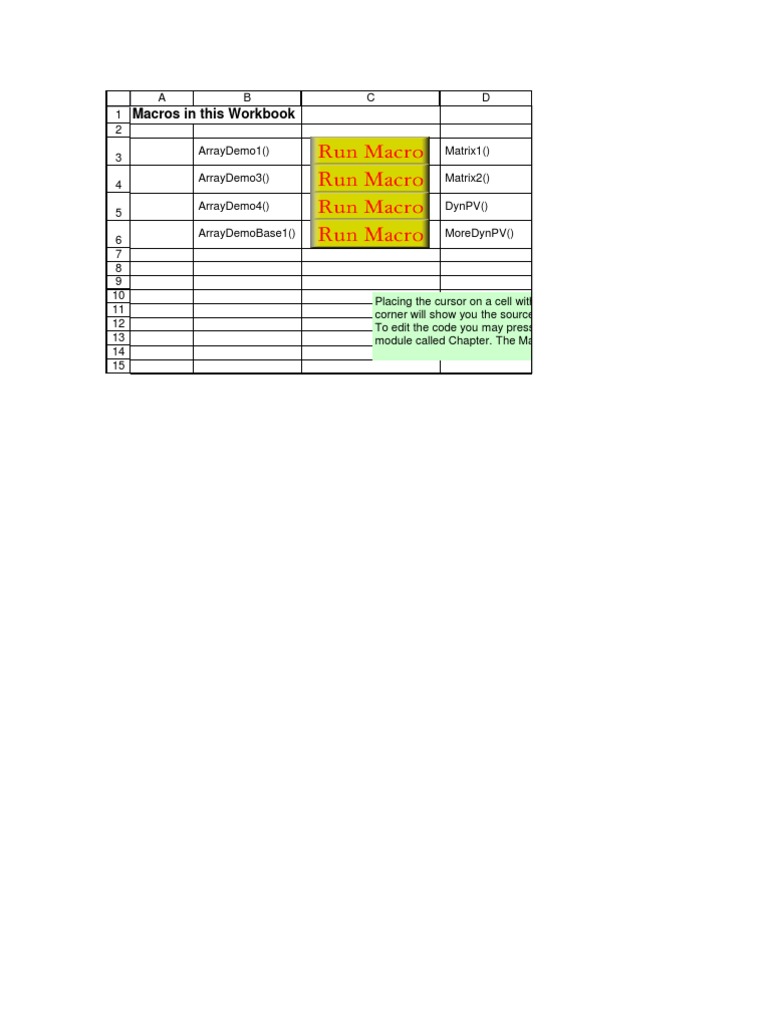 Macros in This Workbook | PDF | Computers