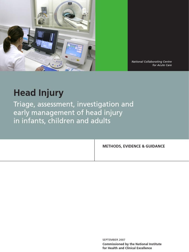Head Injury | PDF | Clinical Trial | Traumatic Brain Injury