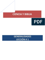 Ciencia y Biblia