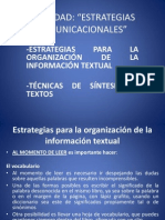 Estrategias para La Organización de La Información Textual - Técnicas de Síntesis de Textos