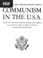 100 Things You Should Know About Communism in The USA