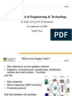 Amity School of Engineering & Technology: B. Tech. (CS & IT), VI Semester E-Commerce & ERP Sunil Vyas