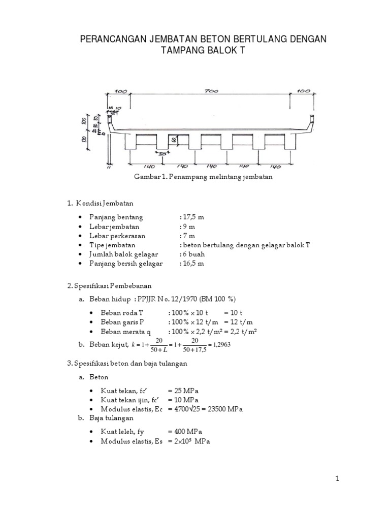 Jembatan Balok T Jembatan Balok T