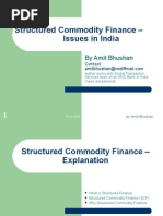Download Structured Commodity Finance - Issues in India by Amit Bhushan SN13144790 doc pdf