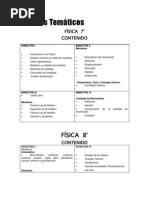 Núcleos Temáticos fisica octavo noveno decimo undecimo