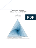 Black-Box Analysis
of Final Cost of AWHO DU

