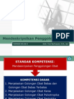 Mendeskripsikan Penggolongan Obat