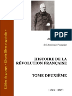 Thiers, Adolphe - Histoire de la Révolution française II