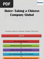 International Business_Haier Taking a Chinese Company Global