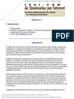 Seminarios Psiconet Tiempo Adolescencia PDF