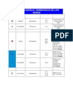 Genetica Basica Dominancia de Los Genes