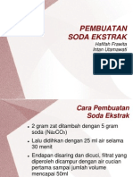 Pembuatan Soda Ekstrak