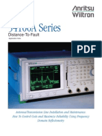 54100A Series Distance-To-Fault Application Note