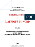 Gsell Stéphane - Histoire Ancienne de L'afrique Du Nord
