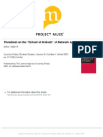 15.4schor, Adam M., Theodoret On The "School of Antioch": A Network Approach', Journal of Early Christian Studies, 15/4 (2007) : 517-562.schor PDF