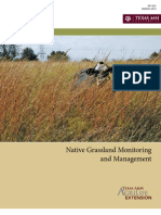 Native Grassland Monitoring and Management