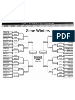 Gene Winters' NCAA Bracket