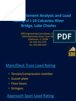 S58 - 3-D Finite Element Analysis and Load Rating of I-10 Calcasieu River Bridge, Lake Charles - LTC2013