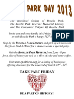 Roselle Park Day 2013 Flier