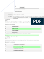 Autoevaluación Unidad 2 de DESARROLLO HUMANO