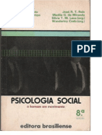 Lane, Silvia. Codo, Wanderley (Org.). Psicologia Social o Homem Em Movimento.