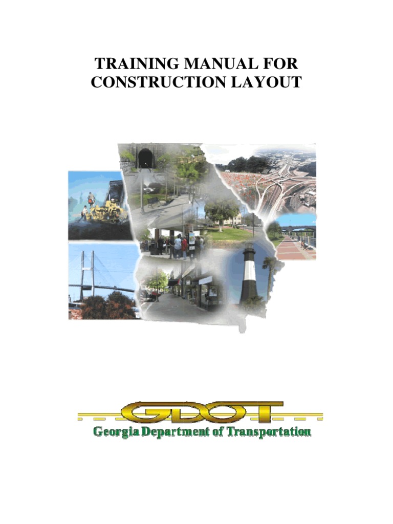 GDOT Construction Layout Manual | PDF | Surveying | Drainage