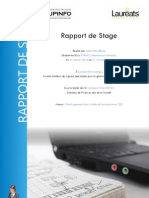 Rapport de Stage - Lauréats Informatique