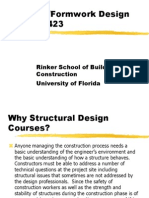 Timber Formwork Design