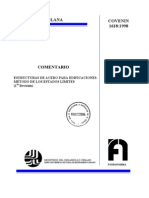 1618-1998 Comentario Estructuras Metalicas Estados, Limites