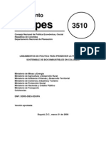 Biocombustibles - Conpes 3510.pdf