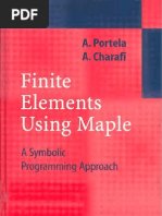 Finite Elements Using Maple-A Symbolic Programming Approach-Portela Charafispringer 2003