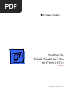 Download MacBook Pro 17 Service Manual by dtidmore SN13152781 doc pdf