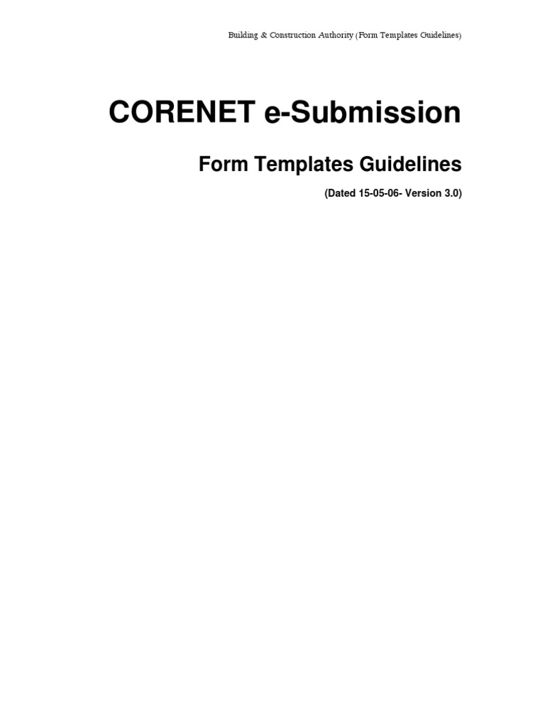 ESubmission Form Templates Guidelines PDF Computing