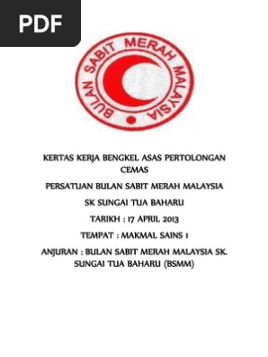 Kertas Kerja Bengkel Asas Pertolongan Cemas 2 Pdf